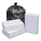 Integrated Bagging Systems 60 gal Trash Bags, 38 in x 58 in, Extra Heavy-Duty, 19 microns, Black, 150 PK VALH3860K22 - alternate 5